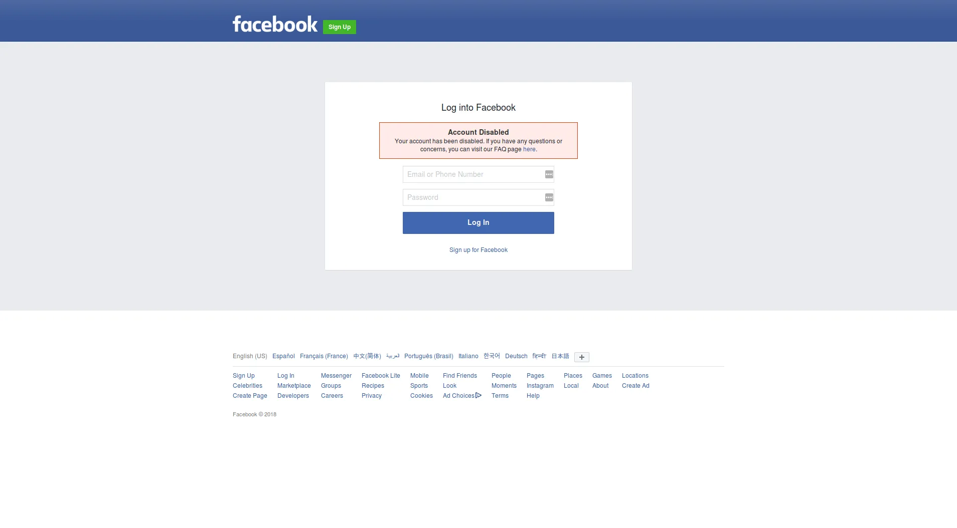 Причины, по которым аккаунты Facebook отключаются на 30 дней
